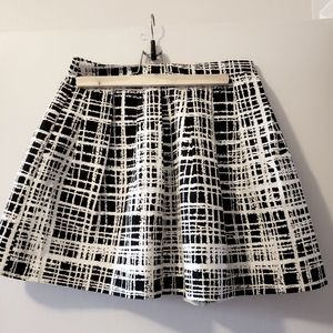 Patterend circle skirt with pockets